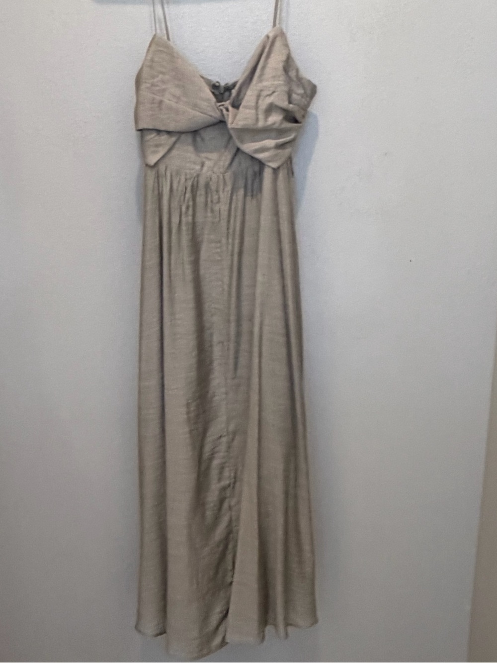 Hunter Green Spaghetti-Strap Maxi Dress